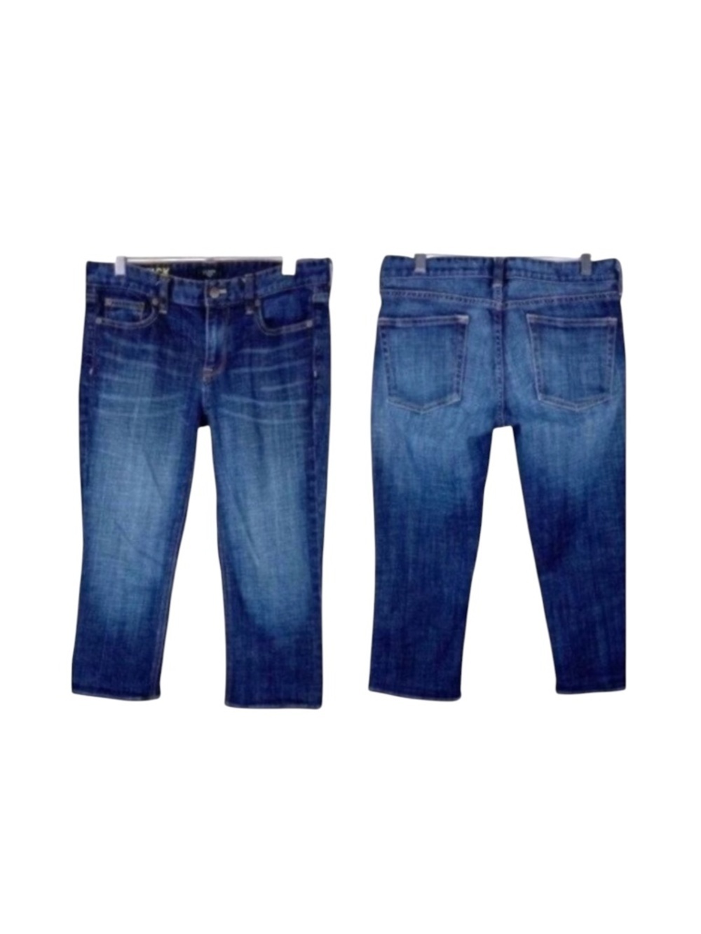 J. Crew Matchstick stretch cropped capri jeans size 28 Style 25679  21" insean